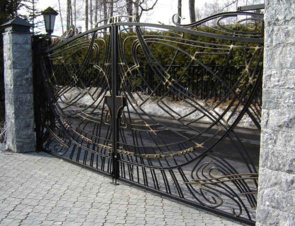 Кованные ворота